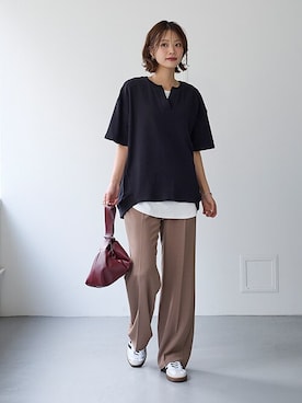 nissen Smile Modelsさん（レディース・167cm）の春コーディネート