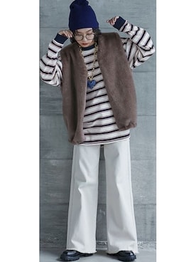 nissen Smile Modelsさん（レディース・167cm）の夏コーディネート