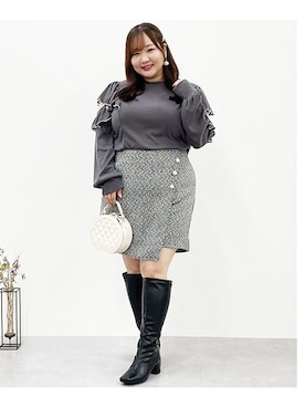 nissen Smile Modelsさん（レディース・158cm）の秋コーディネート
