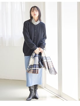 nissen Smile Modelsさん（レディース・165cm）の秋コーディネート