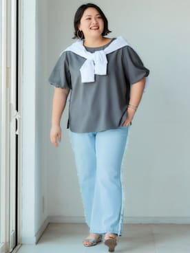 nissen Smile Modelsさん（レディース・163cm）の春コーディネート