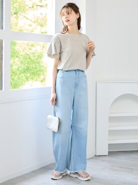 nissen Smile Modelsさん（レディース・167cm）の夏コーディネート