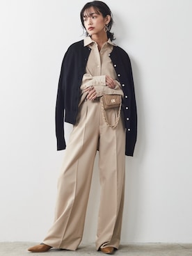 nissen Smile Modelsさん（レディース・163cm）の秋コーディネート