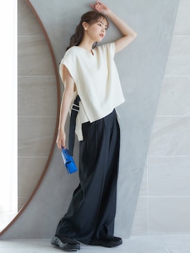 nissen Smile Modelsさん（レディース・166cm）の夏コーディネート