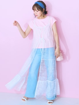 nissen Smile Modelsさん（レディース・162cm）の夏コーディネート