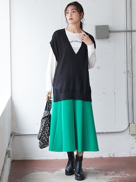 nissen Smile Modelsさん（レディース・167cm）の夏コーディネート