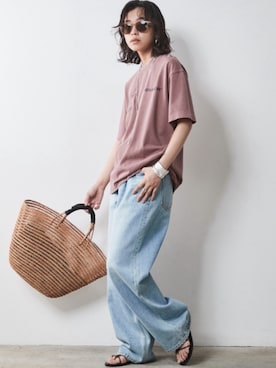 「Denim」｜nissen Smile Modelsさん（レディース・163cm）の夏コーディネート
