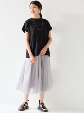 nissen Smile Modelsさん（レディース・168cm）の春コーディネート