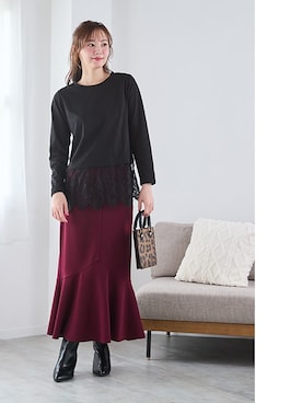 nissen Smile Modelsさん（レディース・167cm）の秋コーディネート