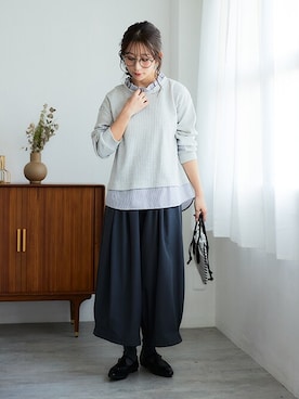 nissen Smile Modelsさん（レディース・160cm）の冬コーディネート