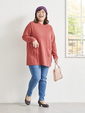 nissen Smile Modelsさん（レディース・158cm）の秋コーディネート