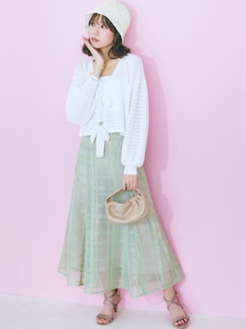 nissen Smile Modelsさん（レディース・162cm）の春コーディネート