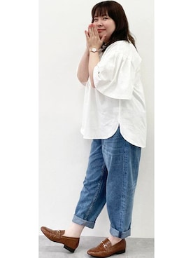 nissen Smile Modelsさん（レディース・158cm）の春コーディネート