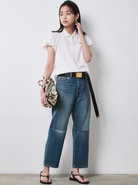 「Denim」｜nissen Smile Modelsさん（レディース・163cm）の春コーディネート