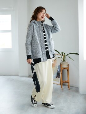 nissen Smile Modelsさん（レディース・167cm）の秋コーディネート