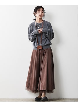 nissen Smile Modelsさん（レディース・163cm）の秋コーディネート