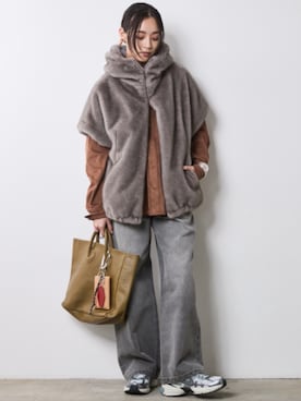 nissen Smile Modelsさん（レディース・163cm）の秋コーディネート