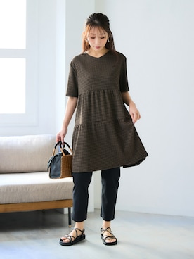 nissen Smile Modelsさん（レディース・160cm）の春コーディネート