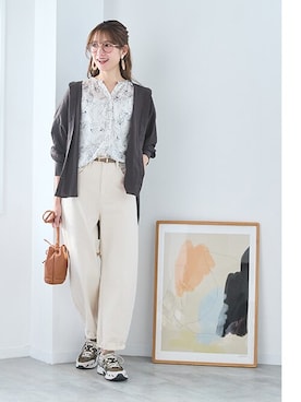 nissen Smile Modelsさん（レディース・165cm）の春コーディネート