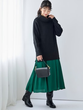 nissen Smile Modelsさん（レディース・166cm）の秋コーディネート