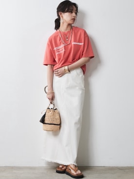 nissen Smile Modelsさん（レディース・163cm）の夏コーディネート