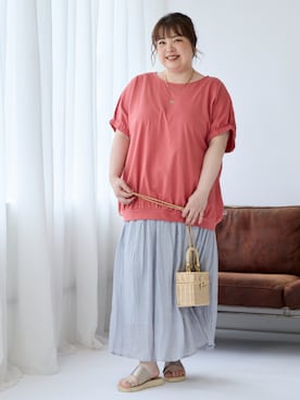 nissen Smile Modelsさん（レディース・158cm）の夏コーディネート