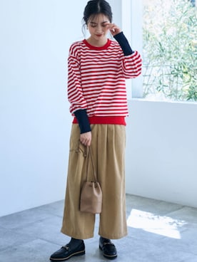 nissen Smile Modelsさん（レディース・164cm）の秋コーディネート