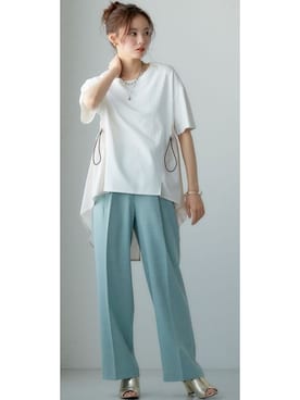 nissen Smile Modelsさん（レディース・166cm）の春コーディネート