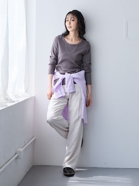 nissen Smile Modelsさん（レディース・165cm）の秋コーディネート