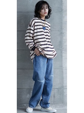 nissen Smile Modelsさん（レディース・167cm）の夏コーディネート