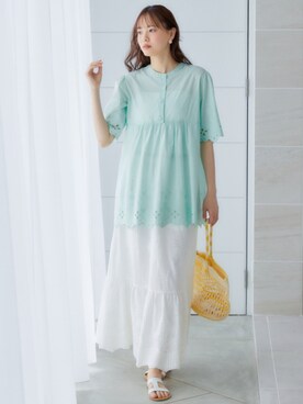 nissen Smile Modelsさん（レディース・167cm）の春コーディネート