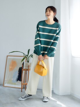 nissen Smile Modelsさん（レディース・169cm）の秋コーディネート