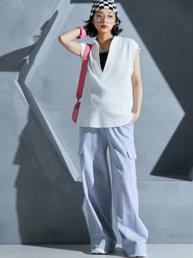 nissen Smile Modelsさん(レディース・163cm)の春コーディネート