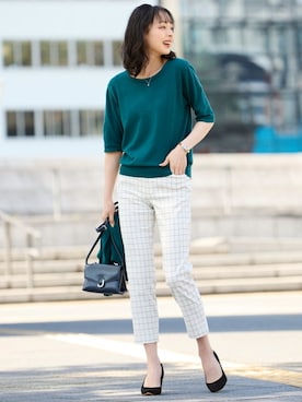 nissen Smile Modelsさん（レディース・165cm）の夏コーディネート