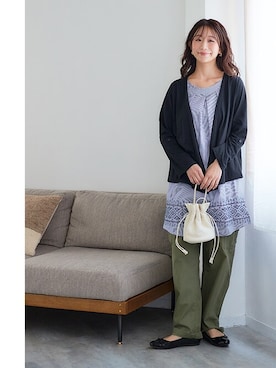 nissen Smile Modelsさん（レディース・160cm）の冬コーディネート