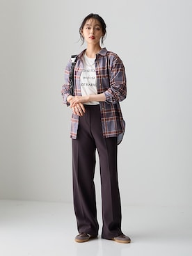 nissen Smile Modelsさん（レディース・165cm）の秋コーディネート