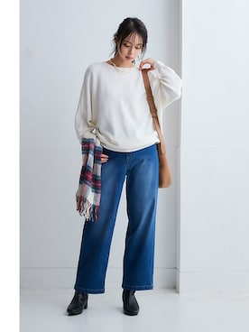 nissen Smile Modelsさん（レディース・165cm）の秋コーディネート