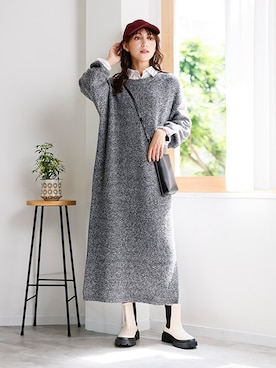 nissen Smile Modelsさん（レディース・170cm）の秋コーディネート