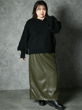 nissen Smile Modelsさん(レディース・158cm)の秋コーディネート
