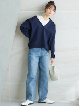 nissen Smile Modelsさん（レディース・167cm）の冬コーディネート