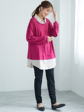 nissen Smile Modelsさん（レディース・167cm）の夏コーディネート