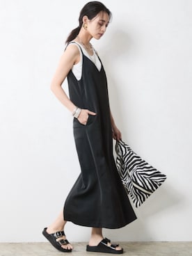 「CHIC STYLE」｜「アイテム（ワンピース/ドレス）」を使った、nissen Smile Modelsさん（レディース・163cm）の春コーディネート