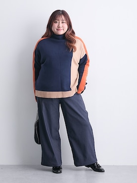nissen Smile Modelsさん（レディース・155cm）の秋コーディネート