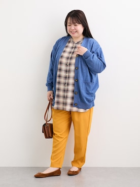 「nissen（ニッセン）のアイテム」を使った、nissen Smile Modelsさん（レディース・158cm）の秋コーディネート