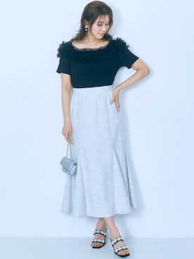 nissen Smile Modelsさん（レディース・166cm）の夏コーディネート