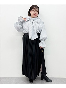 nissen Smile Modelsさん（レディース・158cm）の秋コーディネート