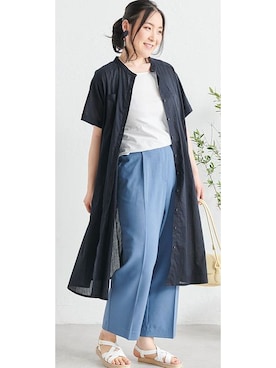 nissen Smile Modelsさん（レディース・173cm）の夏コーディネート