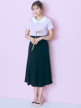 nissen Smile Modelsさん（レディース・167cm）の夏コーディネート