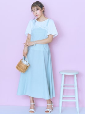 nissen Smile Modelsさん（レディース・167cm）の夏コーディネート