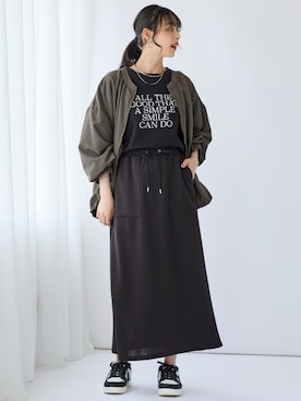nissen Smile Modelsさん（レディース・165cm）の夏コーディネート